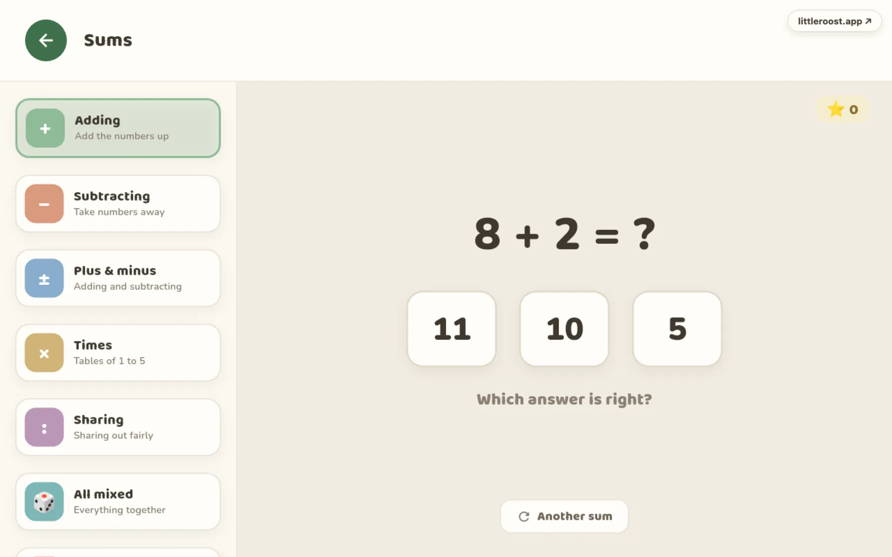 learning module screenshot