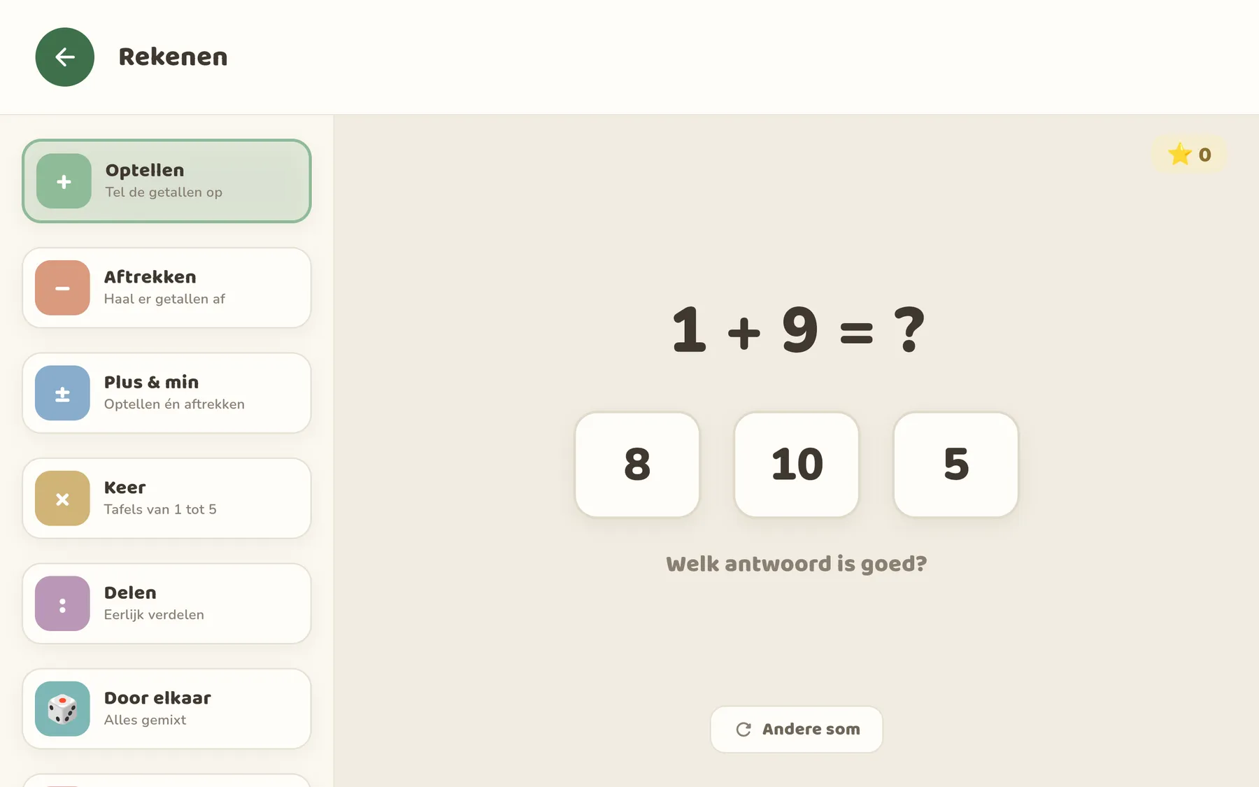 screenshot van een leermodule