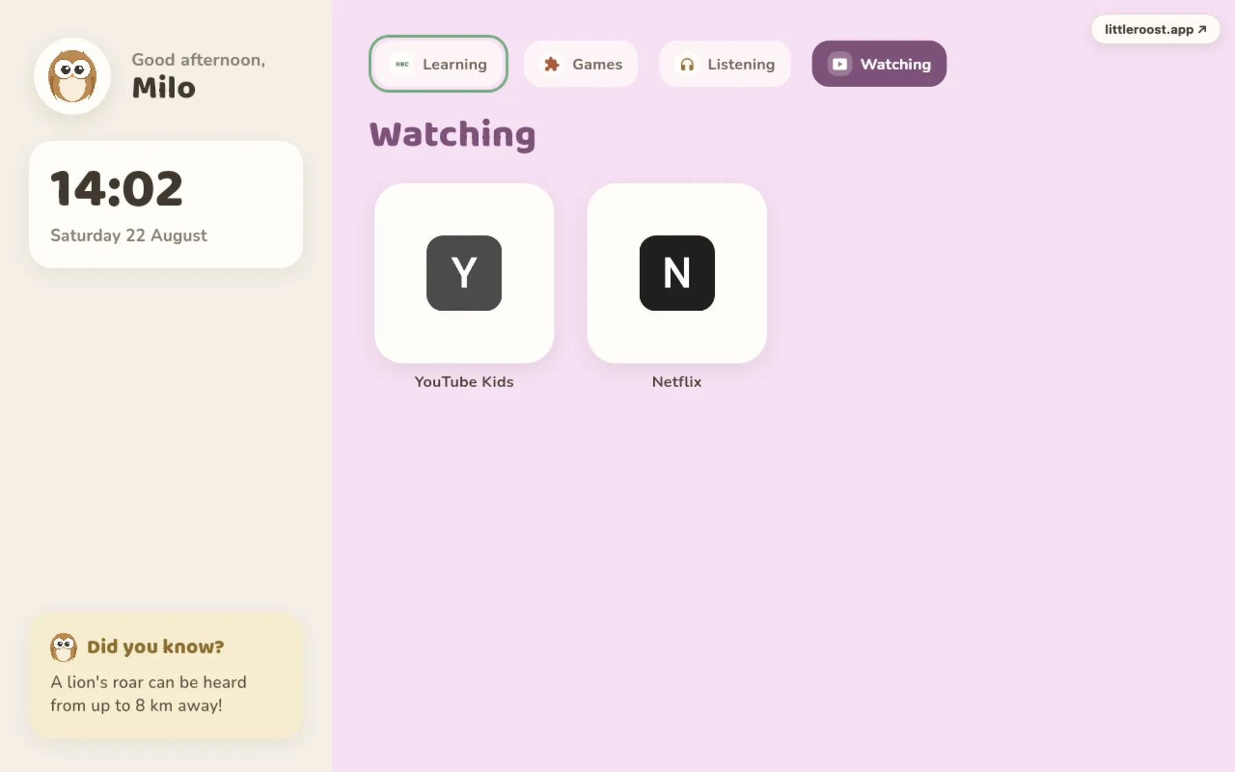 app grid screenshot