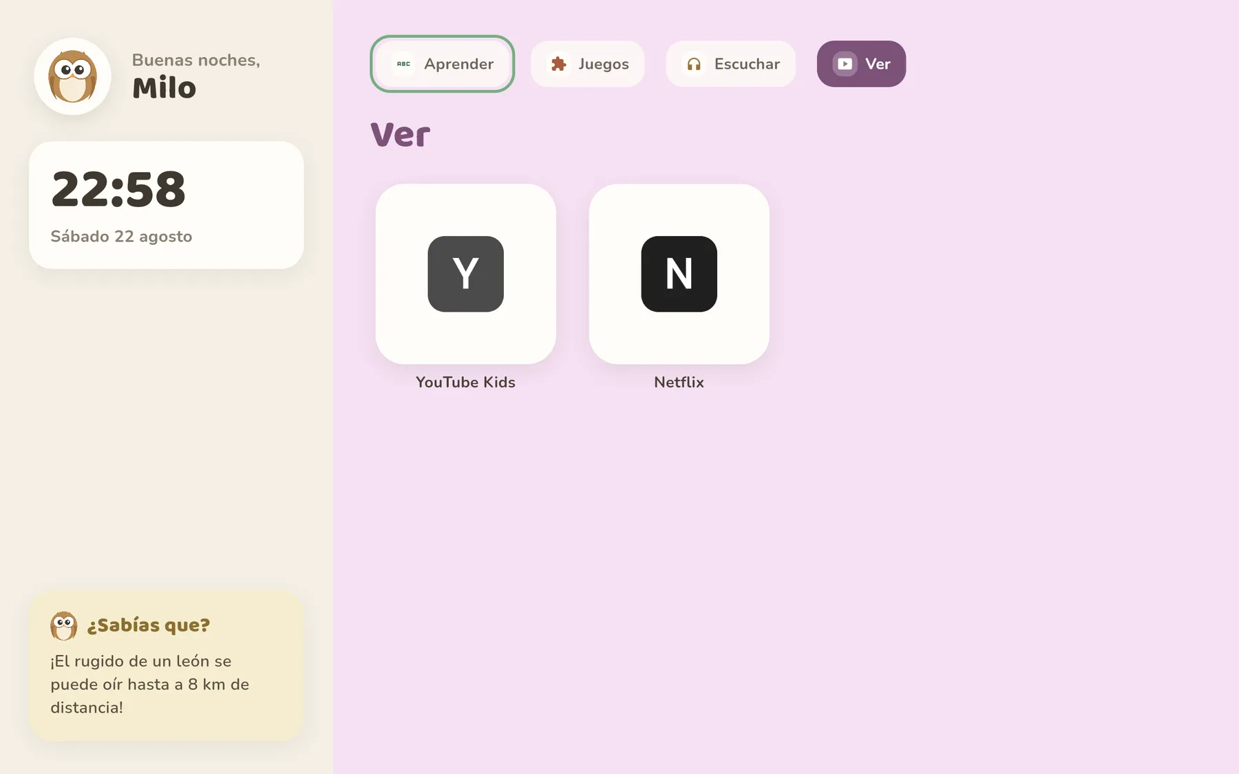 captura de la cuadrícula de apps